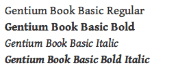 Gentium Book Basic
sample